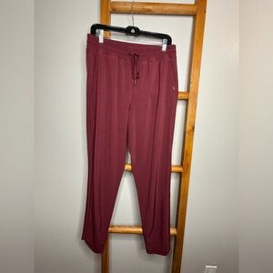 GAP Burgundy Track Jogger Pants Medium TALL